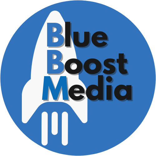 Blue boost media logo